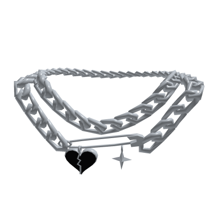 Broken Heart Safety Pin Necklace