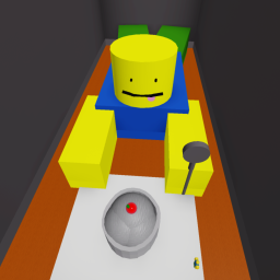 The giant noob about to eat ice cream!!!