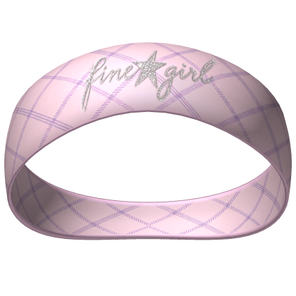 𝓓 | so 2000s light pink headband Roblox item