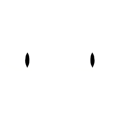 Emissive Glowing Cat Eyes (White)