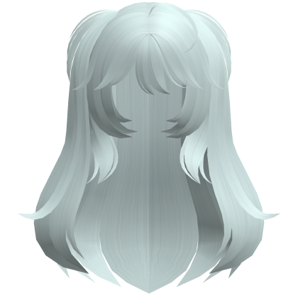 teal cute fluffy anime protagonist hair Roblox item