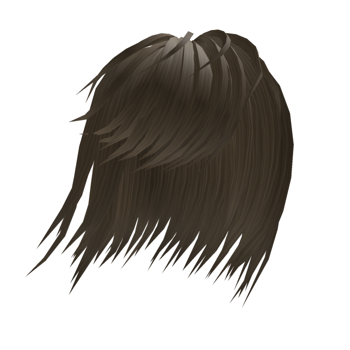 Brown Windy Scene Emo Hair