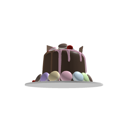 macaron chocolate cake 
