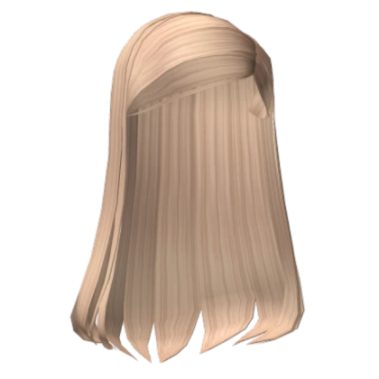 Supermodel Sidepart Hair (Blonde) Roblox decal