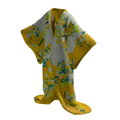 Golden Bloom Serenity Kimono [PBR]