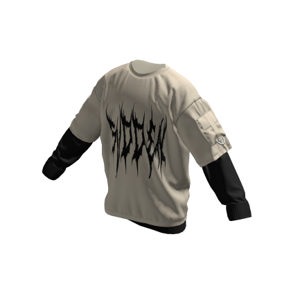 Layered SVDDEN Shirts Black Beige
