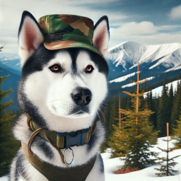 Alaskan husky training