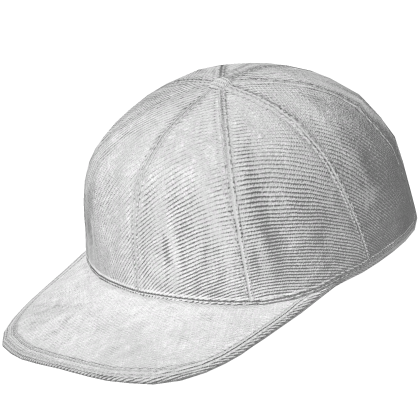 [FRONT] Grunge Distressed White Cap Roblox item