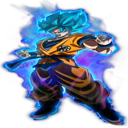 dragon ball super - goku (blue) Roblox decal