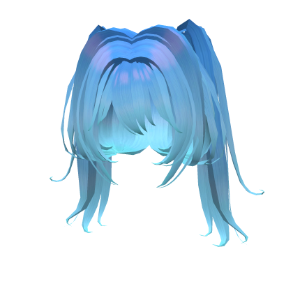 Twintails Mesmerizer Hair - Blue Ocean Roblox item