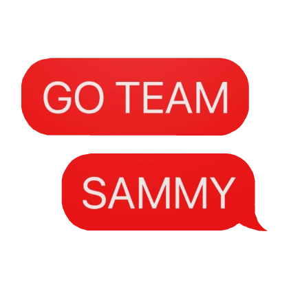 GO TEAM SAMMY TEXT | Roblox Item - Rolimon's