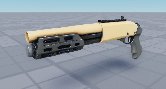 (WORKING GUN) Shotgun GOLDEN EAGLE 8879 Tool [PBR] preview 3