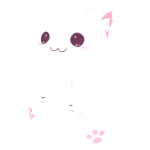 White Chibi Cat