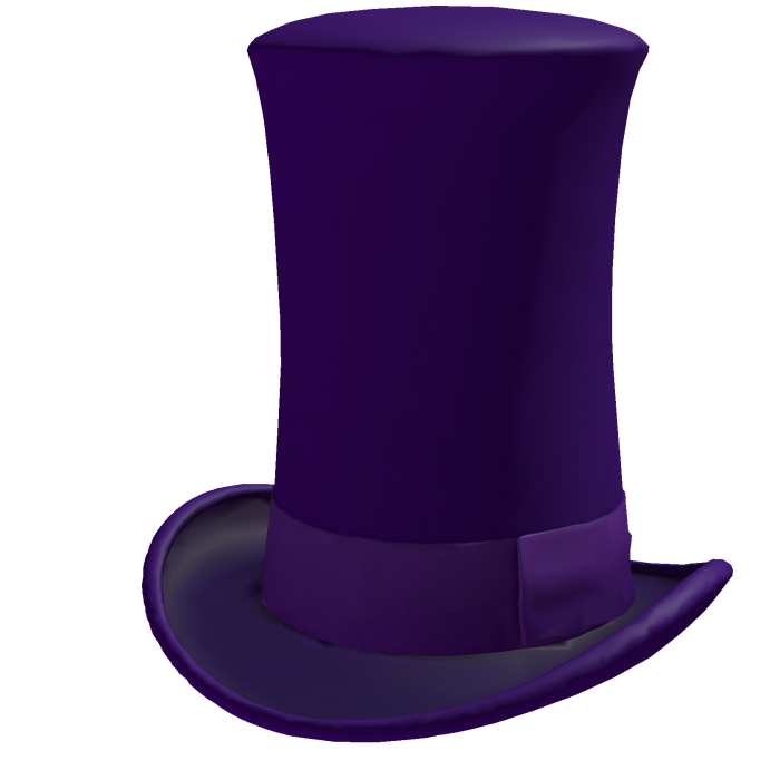 purple tall top hat