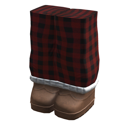 Flannel Plaid Pajamas (Red)