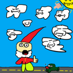 Gnomos no asfalto