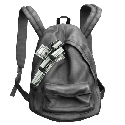 Grey Money Stuffed Backpack 3.0
