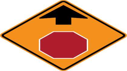 Stop Ahead Sign Roblox decal