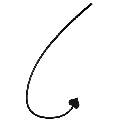 ♡ : heart demon tail