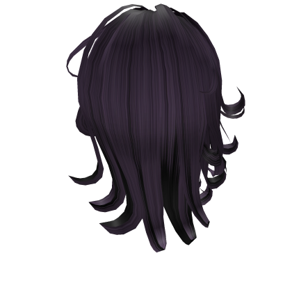 Gyaru Bouncy Layered Curls Purple&Black