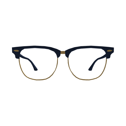[DELRADO®] Kensington Glasses | Navy & Gold Roblox item