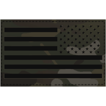 [RIGHT SHOULDER] Reversed Mcam IR US Flag Patch