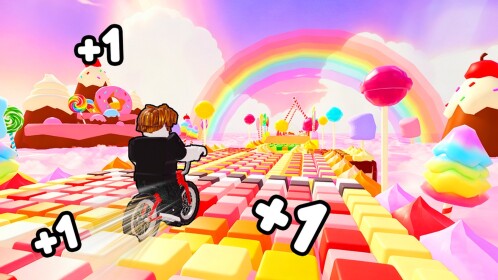 🚲+1 Speed Bike Candy Race