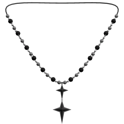 gray shiny sparkle necklace 3.0