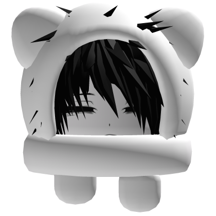 Vkai Dashie Emo Kawaii Cabelo Preto Y2K Roblox item