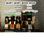 skirt skirt boop boop
