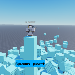 Spawn parts on baseplate