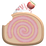 Adorable Berry Cake Dessert with Whipped Cream