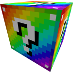 Rainbow Lucky Block Head