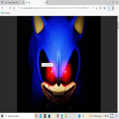 sonic.exe creepy Roblox decal