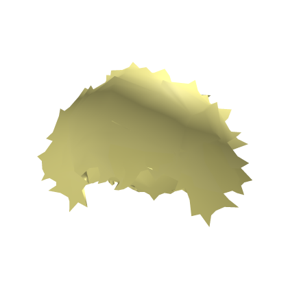 Blonde low poly short fluffy hair Roblox item