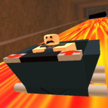 Cart Ride Through Lava To Win! 