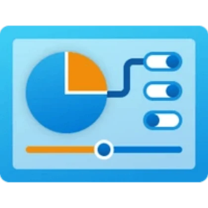 The control panel from windows
