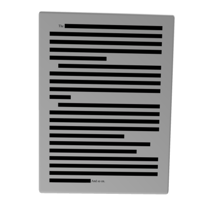 Top Secret Censored Files Paper Ultra Secret thumbnail