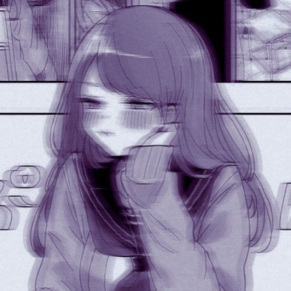Aesthetic girl | Blur | Blurry | Purple Roblox decal