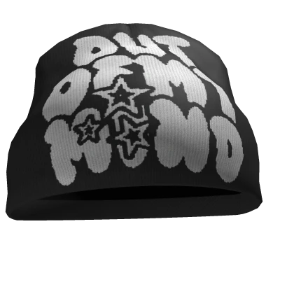 Y2K out of my mind beanie black | Roblox Item - Rolimon's