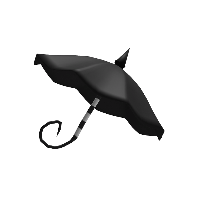 cute striped goth umbrella