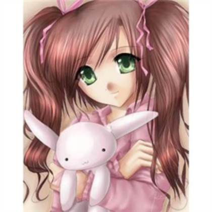 Cute anime girl Roblox decal