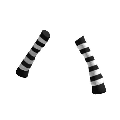 White Striped Oversized Warmers thumbnail