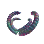 Opal Elyptical Dragon Horns