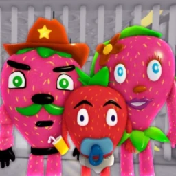 🍓STRAWBERRY POLICE FAMILY PRISON RUN ESCAPE! Obby icon