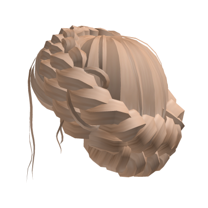 💵 Cute Braided Bun Blonde Girl Hair Roblox item