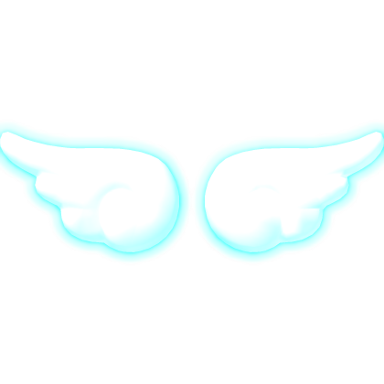 Glowing Blue Angel Wings (Emissive)