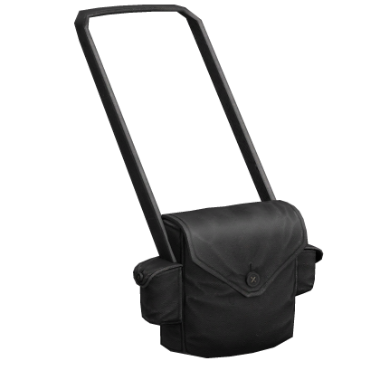 Black messenger bag roblox sale