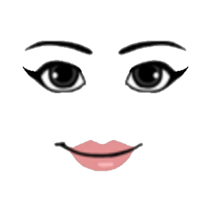Woman Face W/ Cat's Eye Eyeliner Roblox decal
