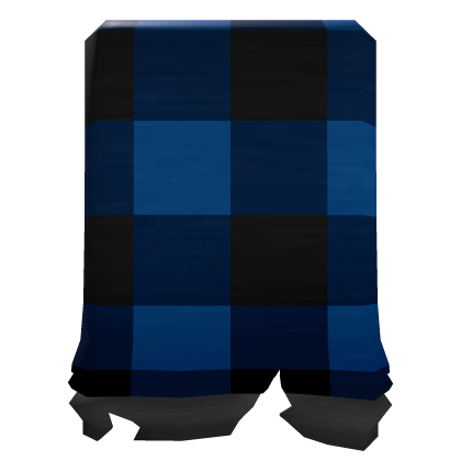 [R] Blue Torn Flannel Sleeve